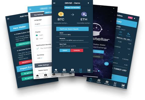 Interstellar: Stellar Wallet and Decentralized Exchange.